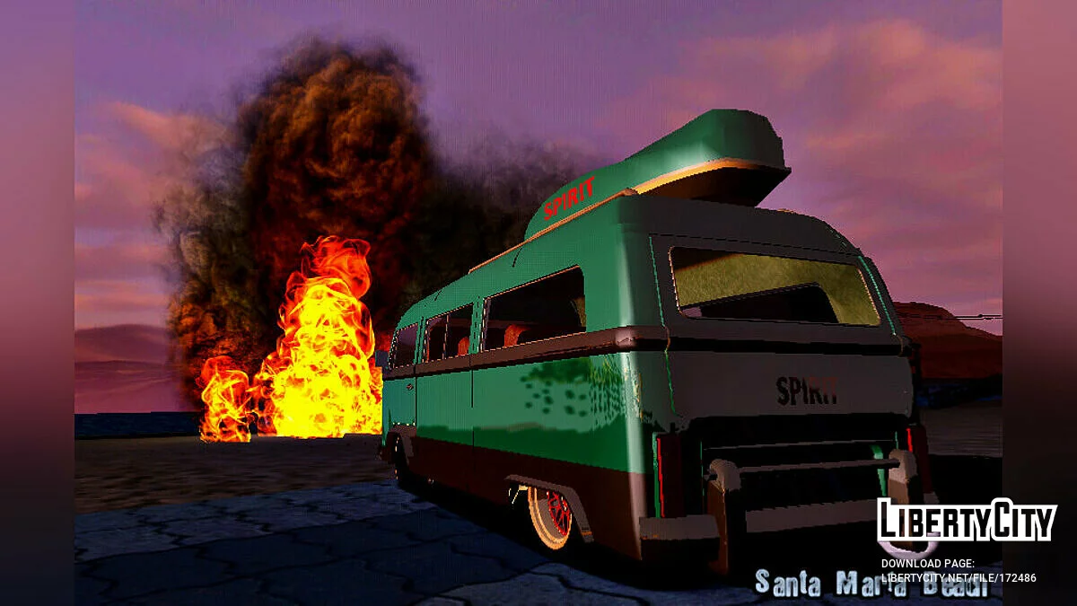 Volkswagen T2 (DFF فقط) / GTA سان أندرياس (iOS، أندرويد)