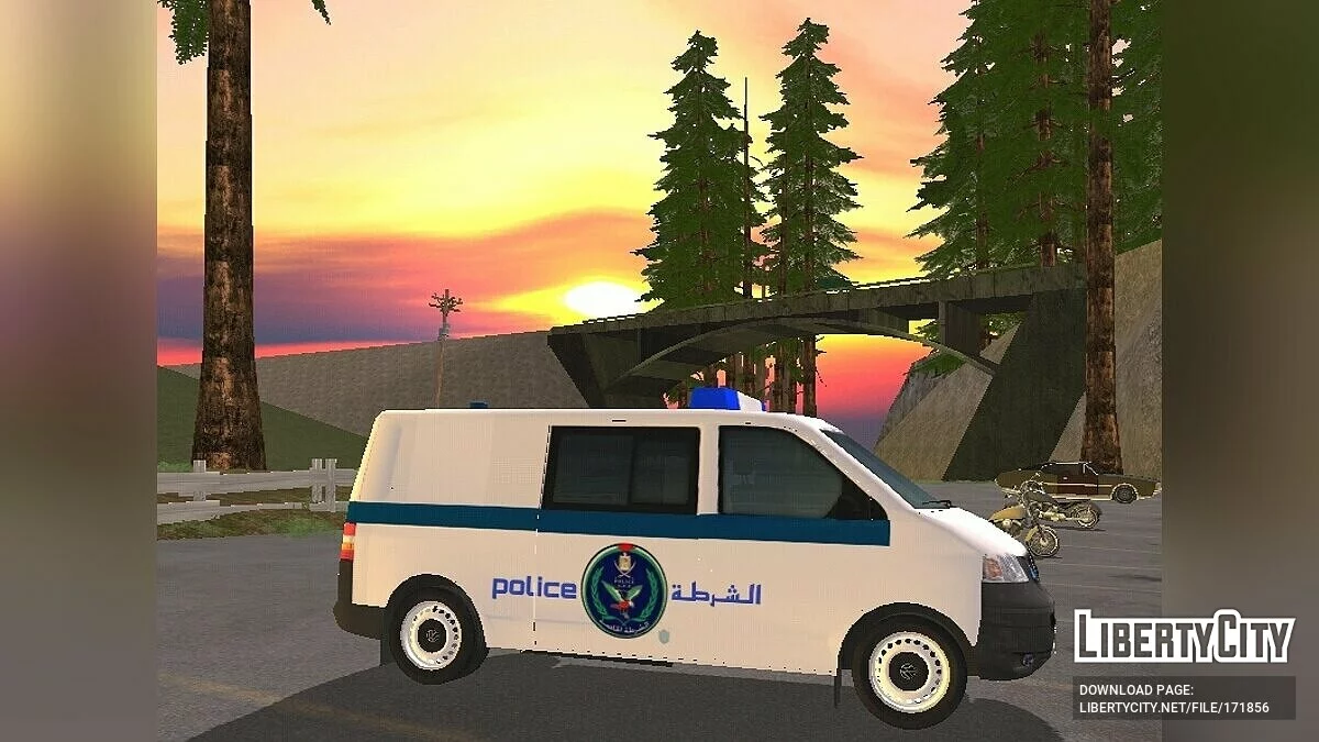 Volkswagen T5 - Palestinian Special Police / GTA San Andreas (iOS, Android)