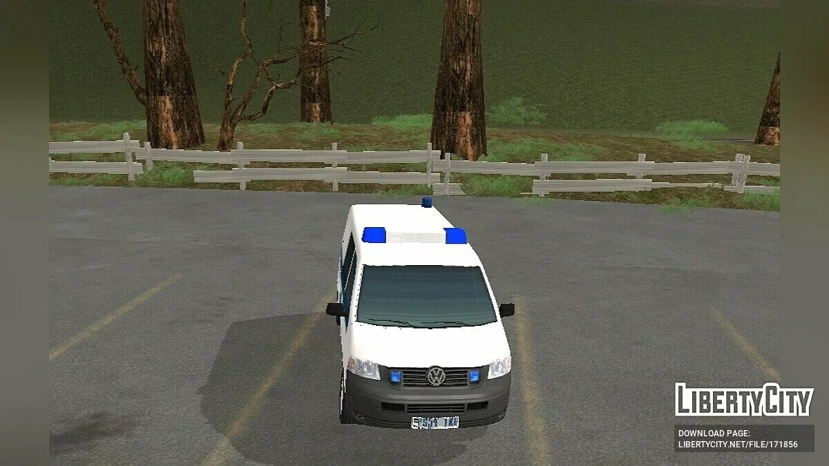 Volkswagen T5 - Palestinian Special Police / GTA San Andreas (iOS, Android)