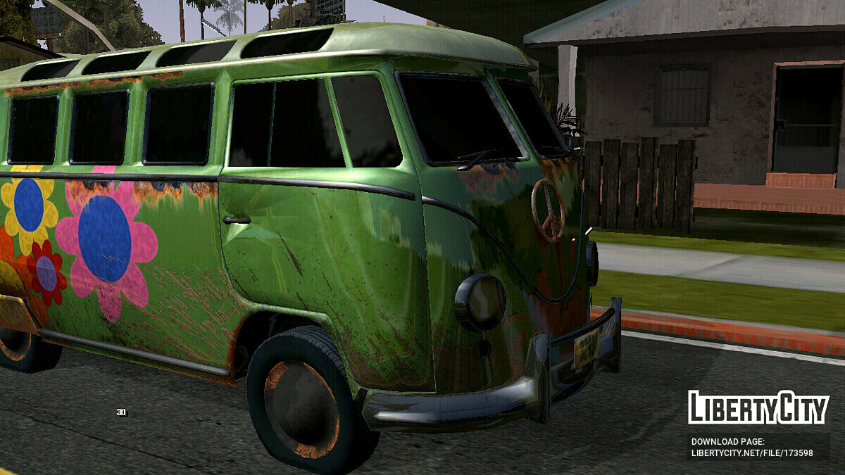 Download 1980s Vintage Milo Camper Van for GTA San Andreas (iOS, Android)