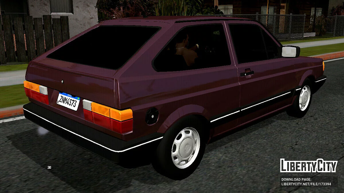 Volkswagen Gol Quadrado Original (тільки DFF) / GTA San Andreas (iOS, Android)