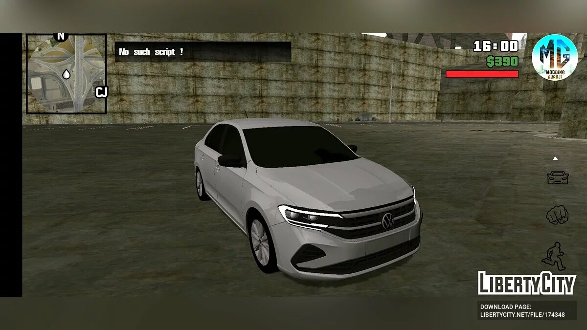 Фольксваген Поло 2020 / GTA San Andreas (iOS, Android)