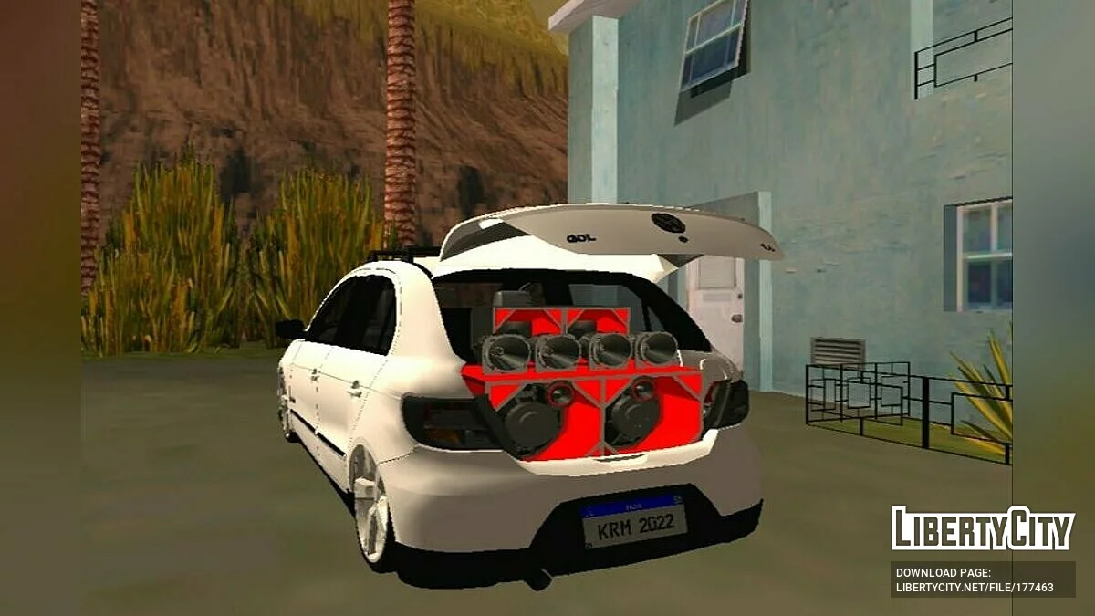 Volkswagen Gol Rebaixado (somente DFF) / GTA San Andreas (iOS, Android)