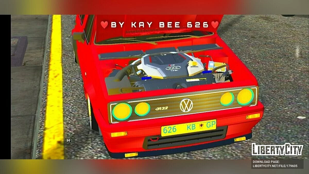 Volkswagen Golf MK1 Velociti R32 / GTA San Andreas (iOS, Android)