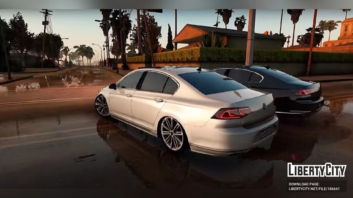 Volkswagen Passat B8 (Only DFF) / GTA San Andreas (iOS, Android)