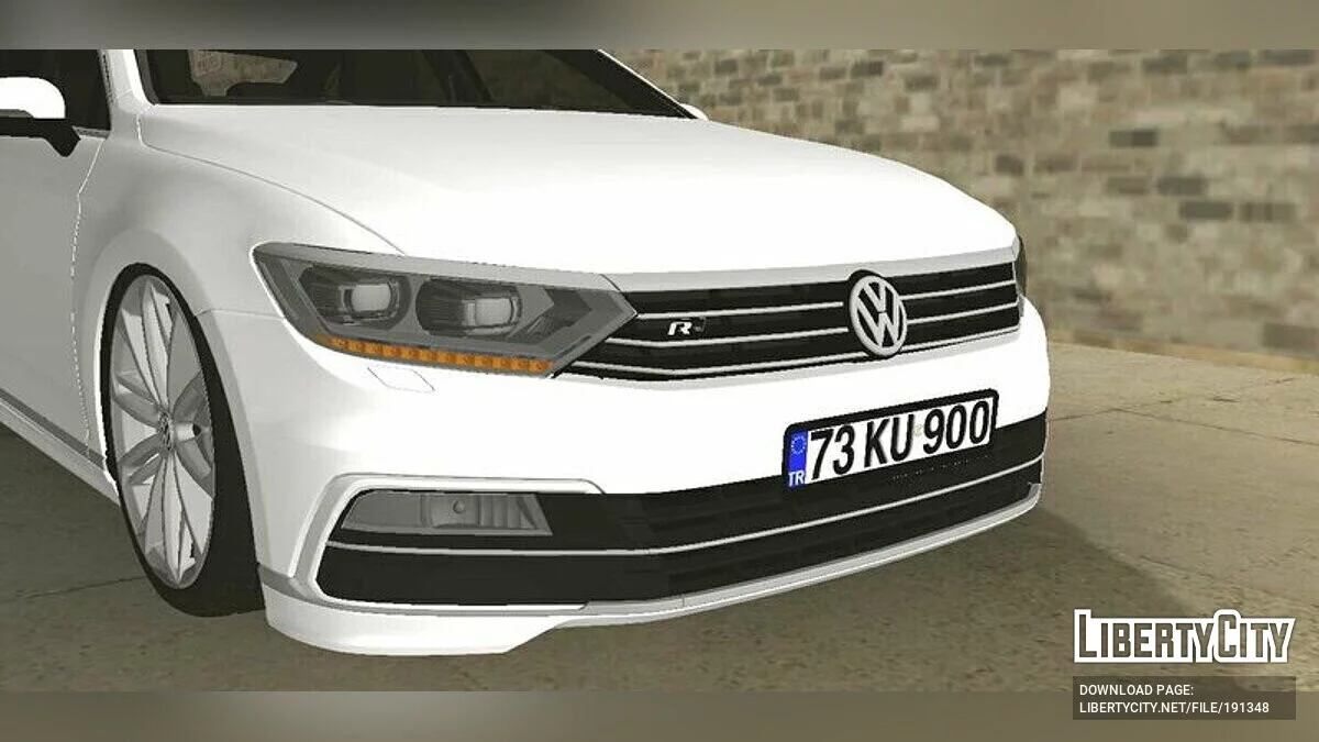 Volkswagen Passat B8 Full Pekey (DFF فقط) / GTA سان أندرياس (iOS، أندرويد)