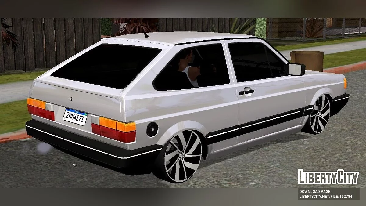 Volkswagen Gol Quadrado (somente DFF) / GTA San Andreas (iOS, Android)