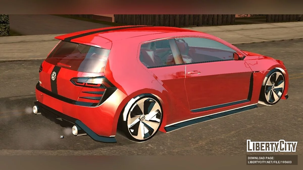 Volkswagen Golf MK7 (DFF uniquement) / GTA San Andreas (iOS, Android)