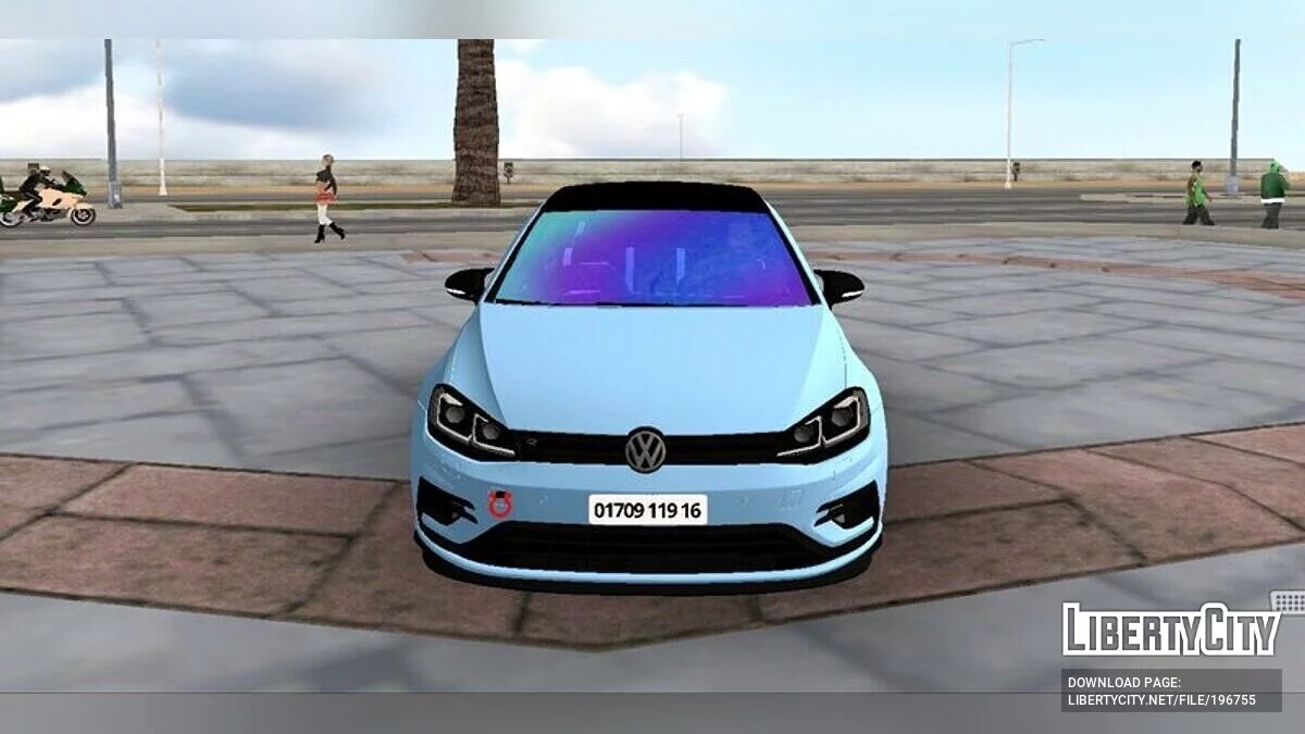 Volkswagen Golf 7.5 R 2019 / GTA San Andreas (iOS, Android)