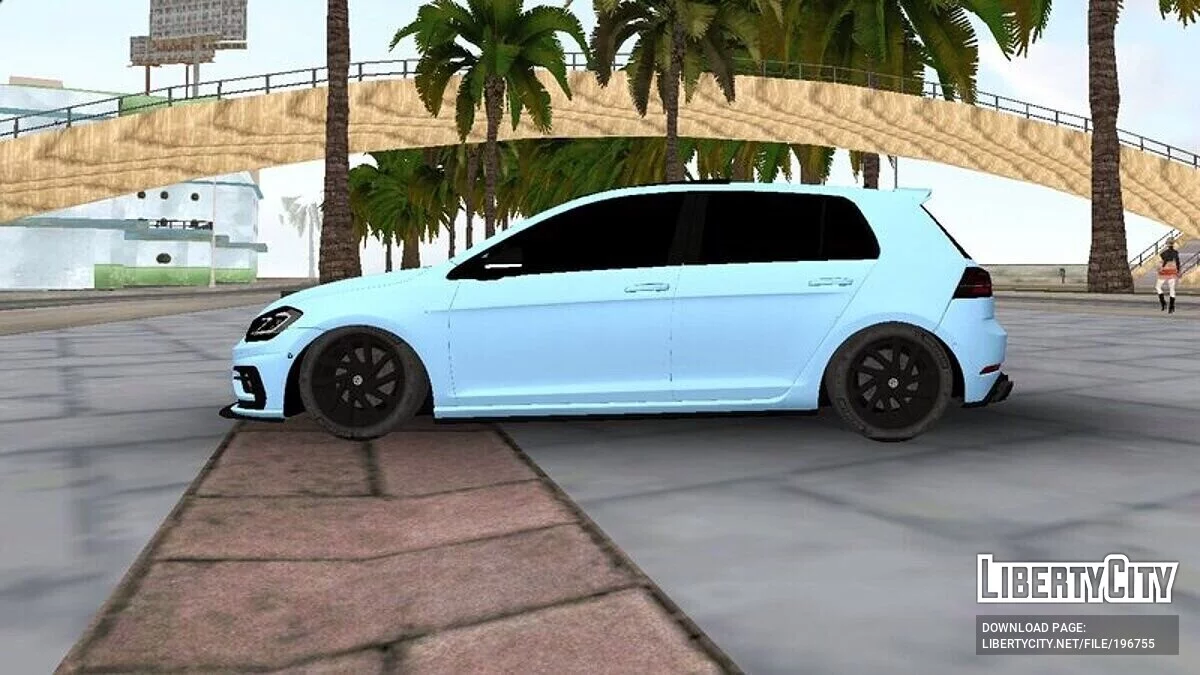 Volkswagen Golf 7.5 R 2019 / GTA San Andreas (iOS, Android)