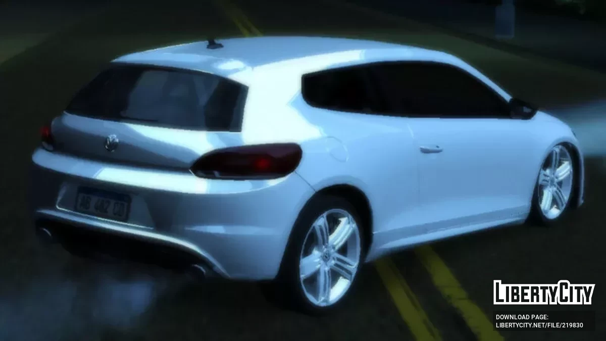 Volkswagen Scirocco 2009 (LQ) / GTA San Andreas (iOS, Android)