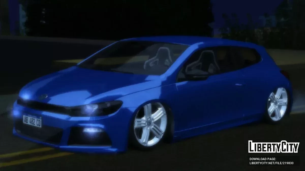 Volkswagen Scirocco 2009 (LQ) / GTA San Andreas (iOS, Android)