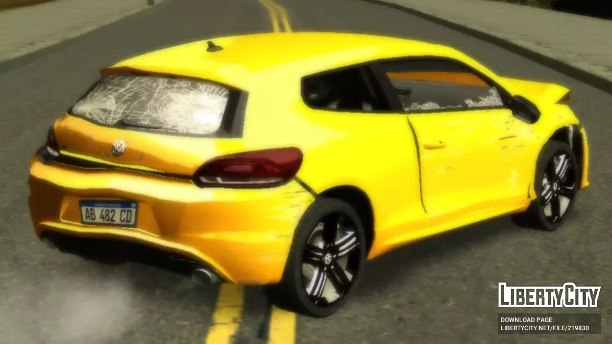 Volkswagen Scirocco 2009 (LQ) / GTA San Andreas (iOS, Android)