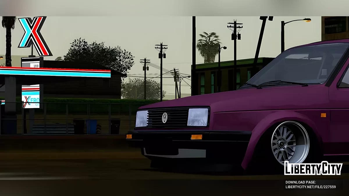 Volkswagen Jetta Mk2 Lowlife / GTA San Andreas (iOS, Android)