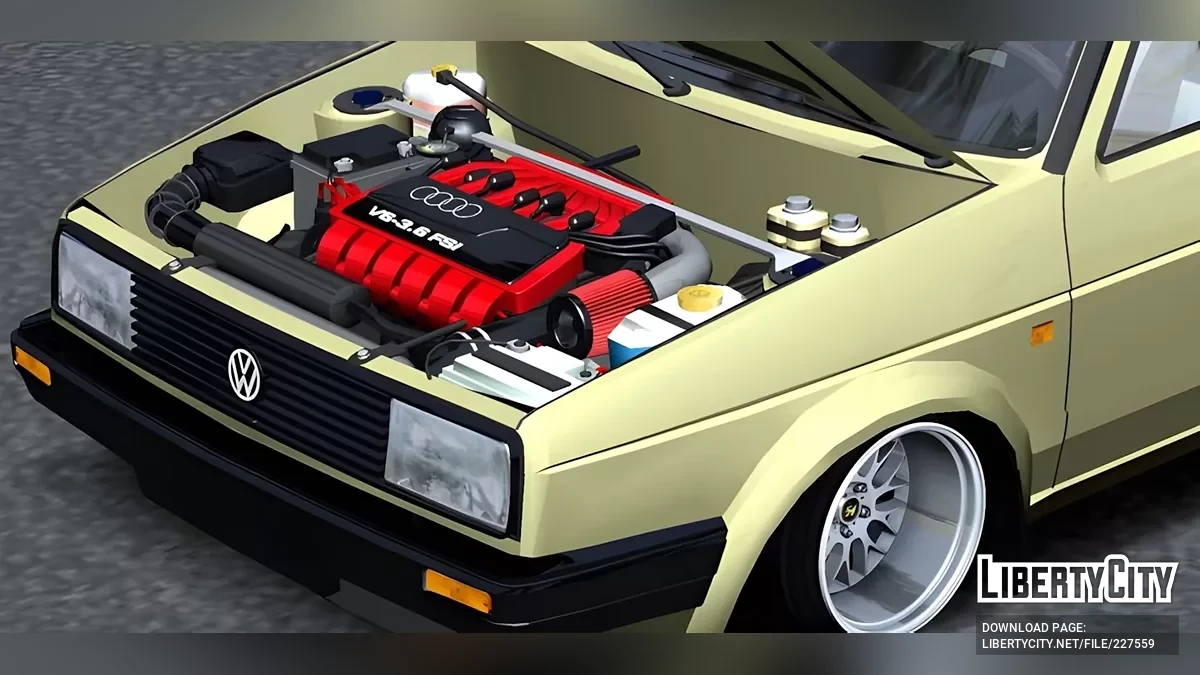 Volkswagen Jetta Mk2 Lowlife / GTA San Andreas (iOS, Android)
