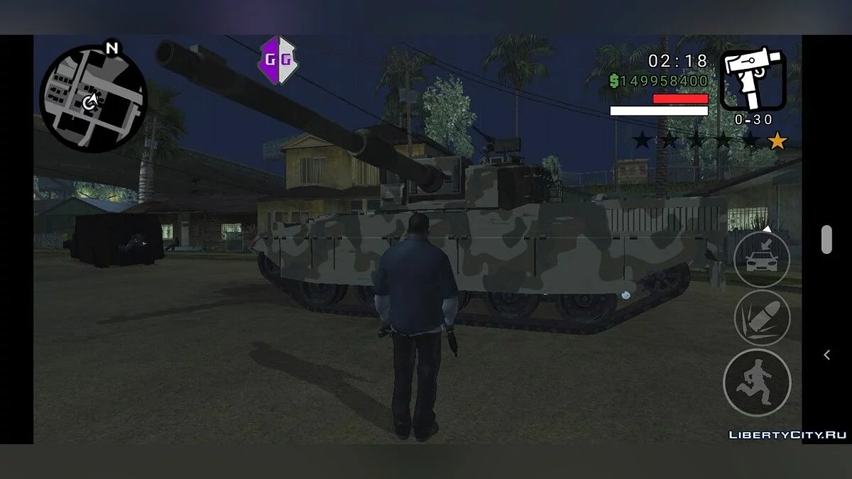 Танк Рино из GTA 5 / GTA San Andreas (iOS, Android)