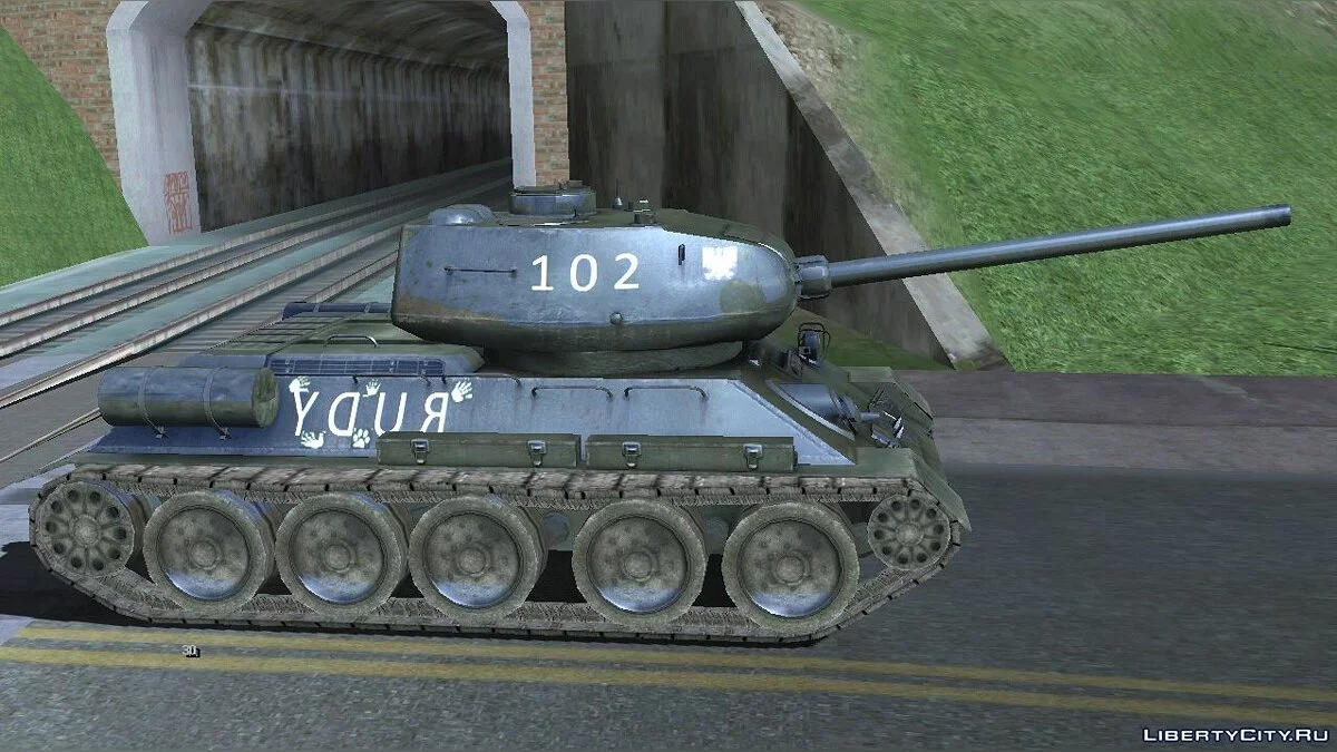 T-34-85-Rudy / GTA San Andreas (iOS, Android)