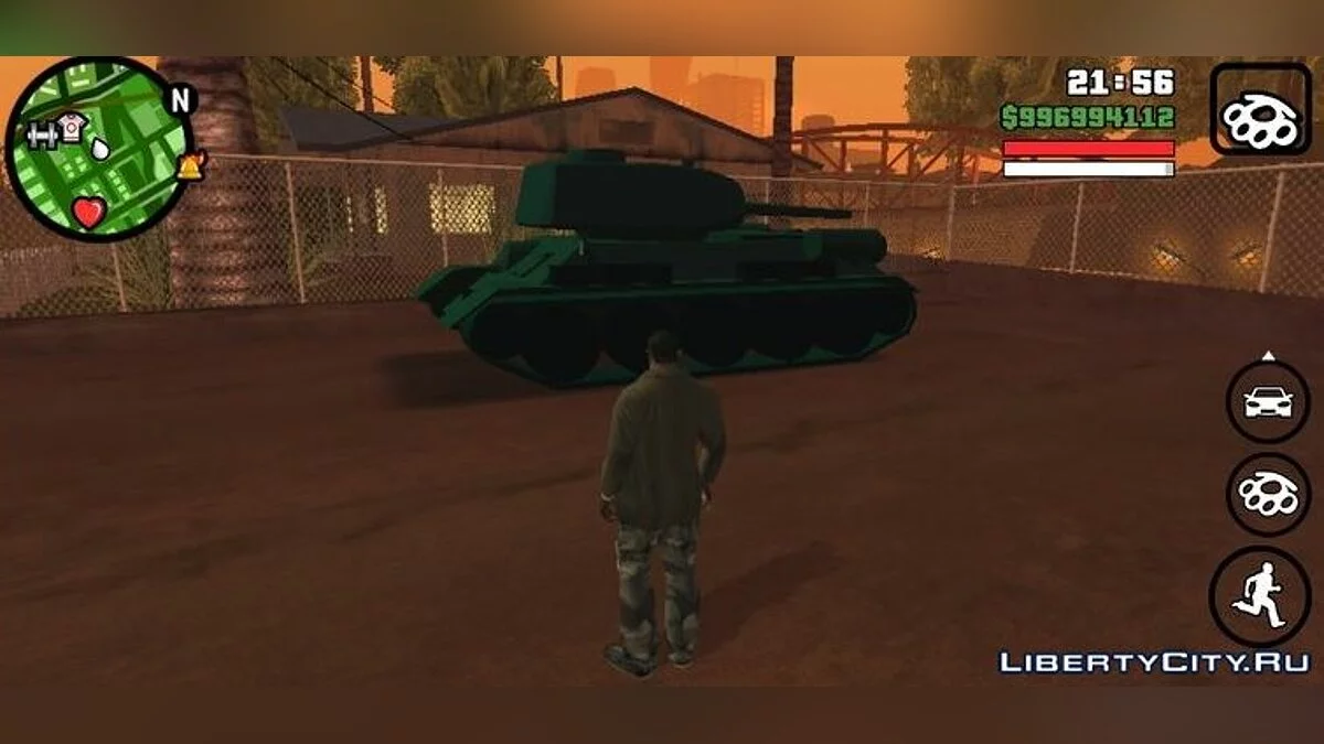 T-34 (лише DFF) / GTA San Andreas (iOS, Android)