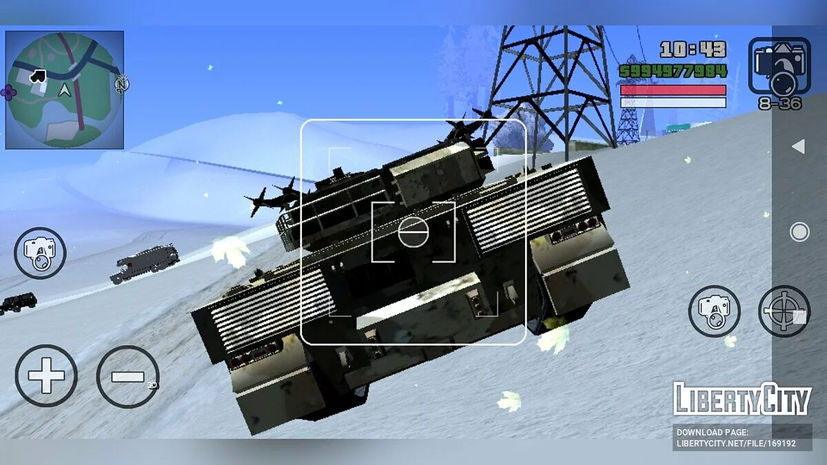 Танк румунської армії / GTA San Andreas (iOS, Android)