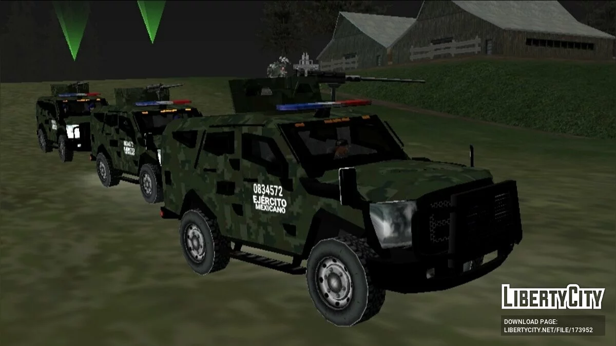 Мексиканський армійський вантажівка / GTA San Andreas (iOS, Android)