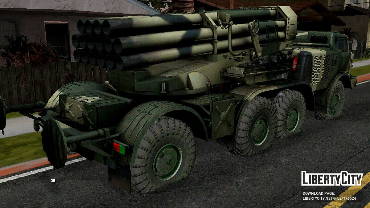 BM-27 Uragan / GTA San Andreas (iOS, Android)