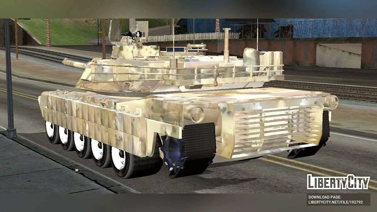 M1A2 Abrams and Hummer H1 (Only DFF) / GTA San Andreas (iOS, Android)