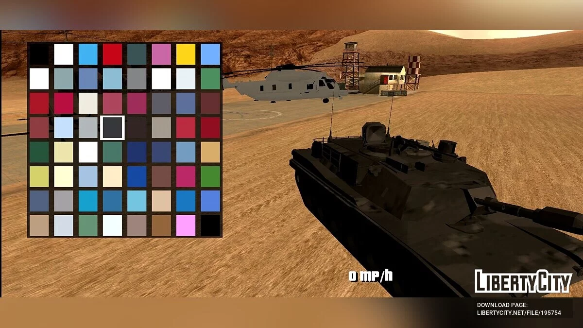 M1A1 Abrams [Somente DFF] / GTA San Andreas (iOS, Android)