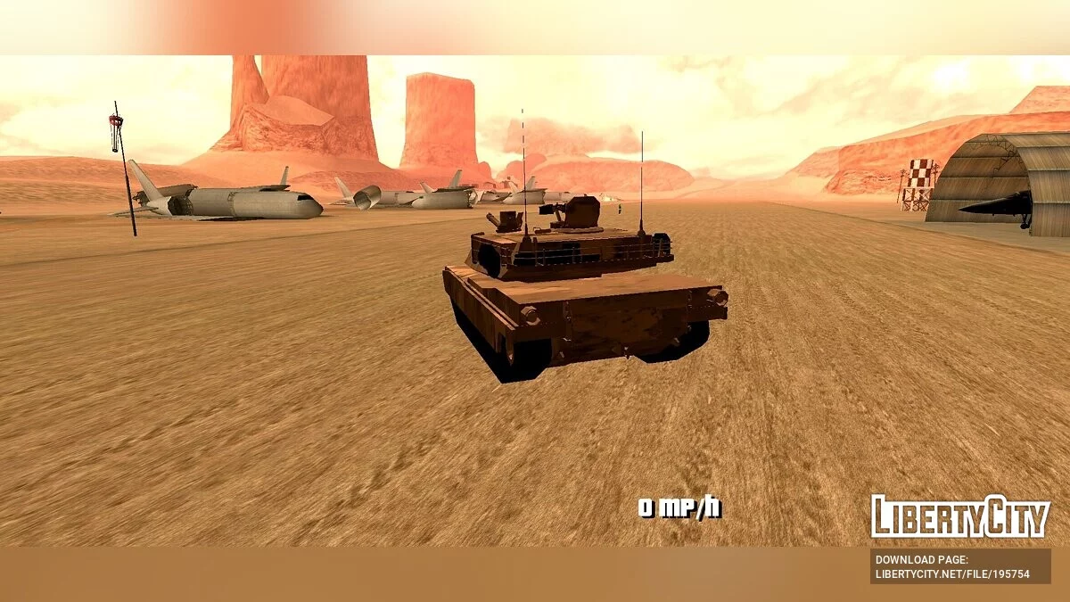 M1A1 Abrams [Somente DFF] / GTA San Andreas (iOS, Android)