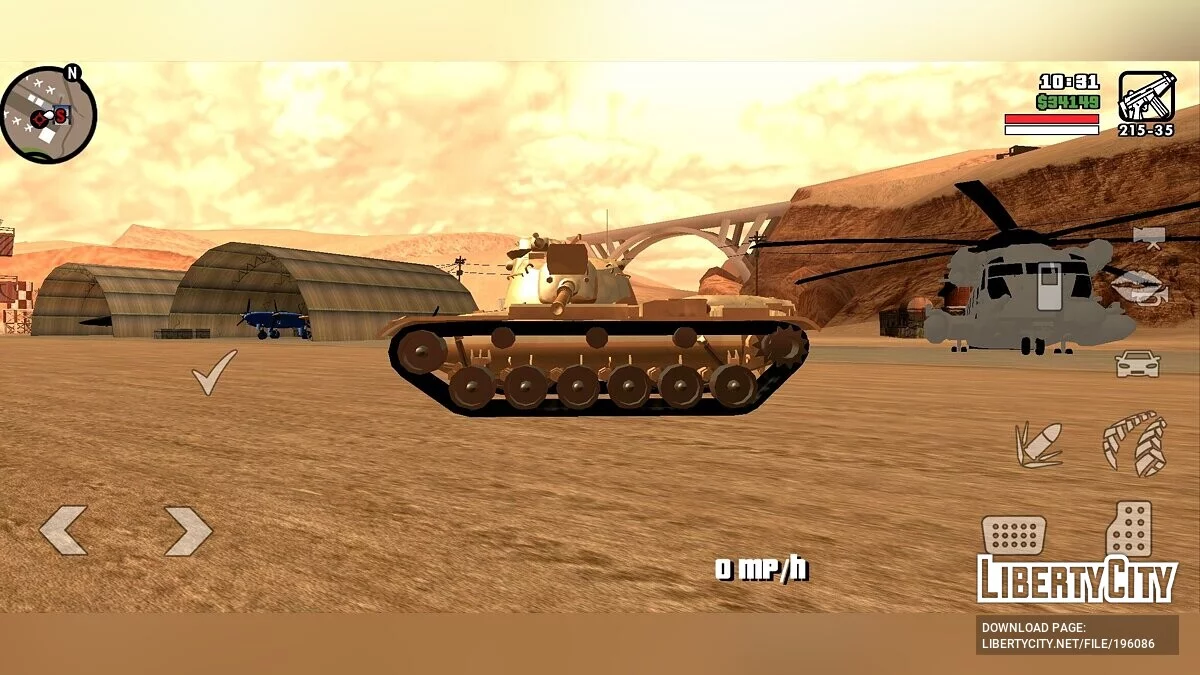 M60 باتون [DFF فقط] / GTA سان أندرياس (iOS، أندرويد)