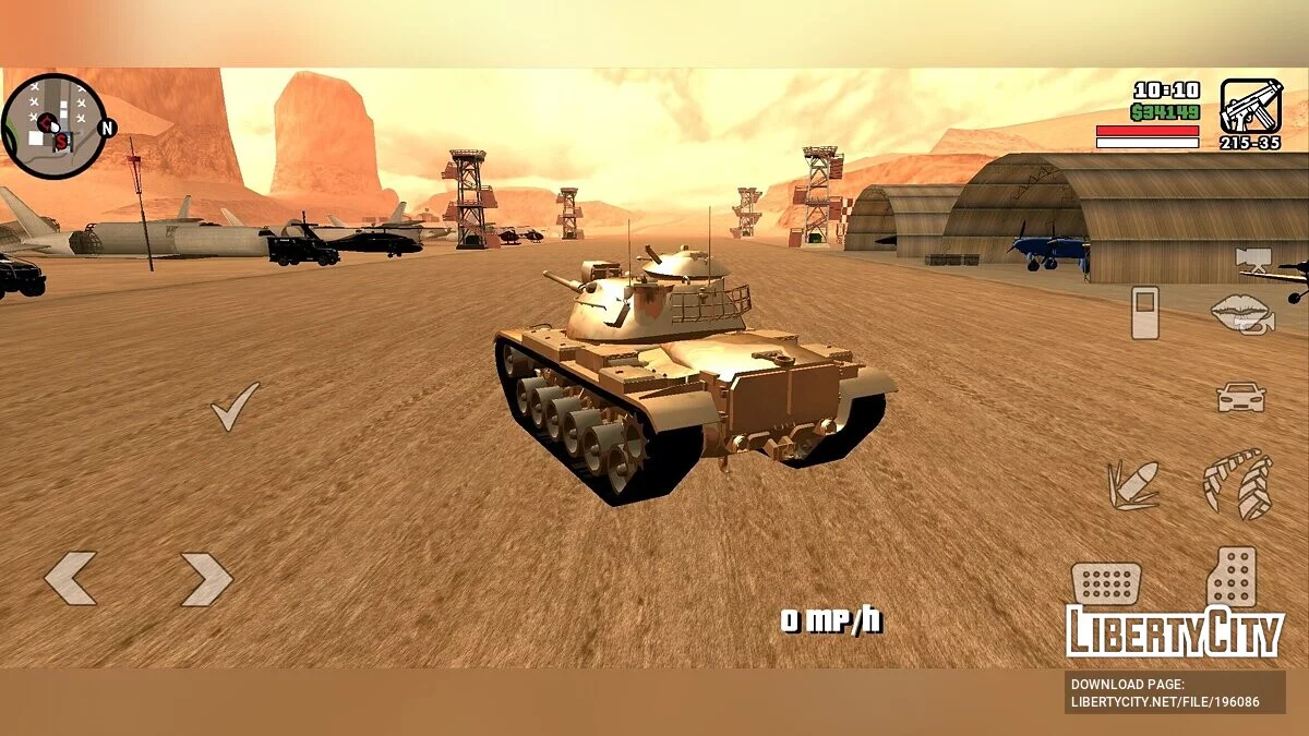 M60 باتون [DFF فقط] / GTA سان أندرياس (iOS، أندرويد)