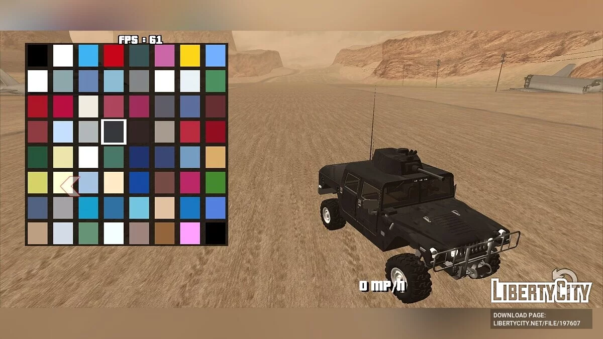 AM HUMVEE [DFF Only] / GTA San Andreas (iOS, Android)