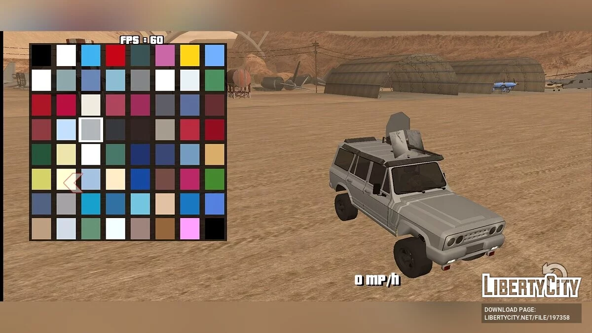 ARO 244 military [DFF Only] / GTA San Andreas (iOS, Android)