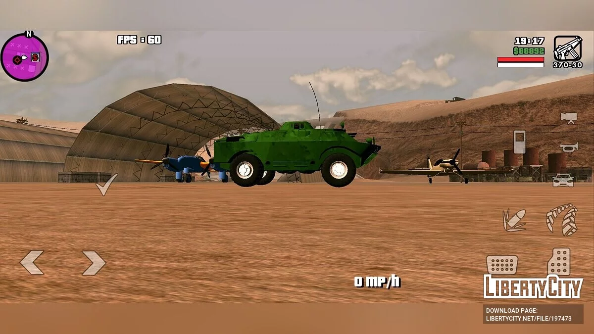 BRDM-2 [DFF Only] / GTA San Andreas (iOS, Android)