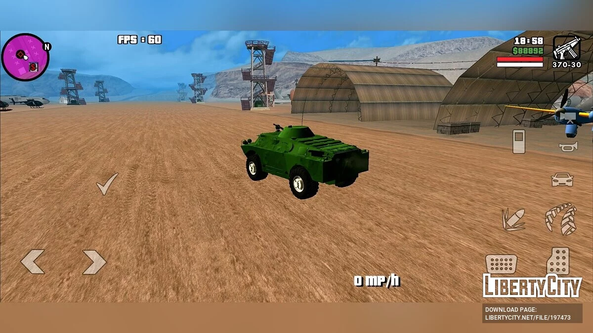 BRDM-2 [DFF Only] / GTA San Andreas (iOS, Android)