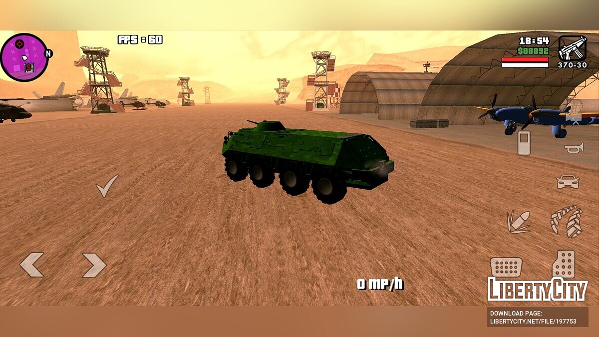 Download BTR-60 [DFF Only] for GTA San Andreas (iOS, Android)