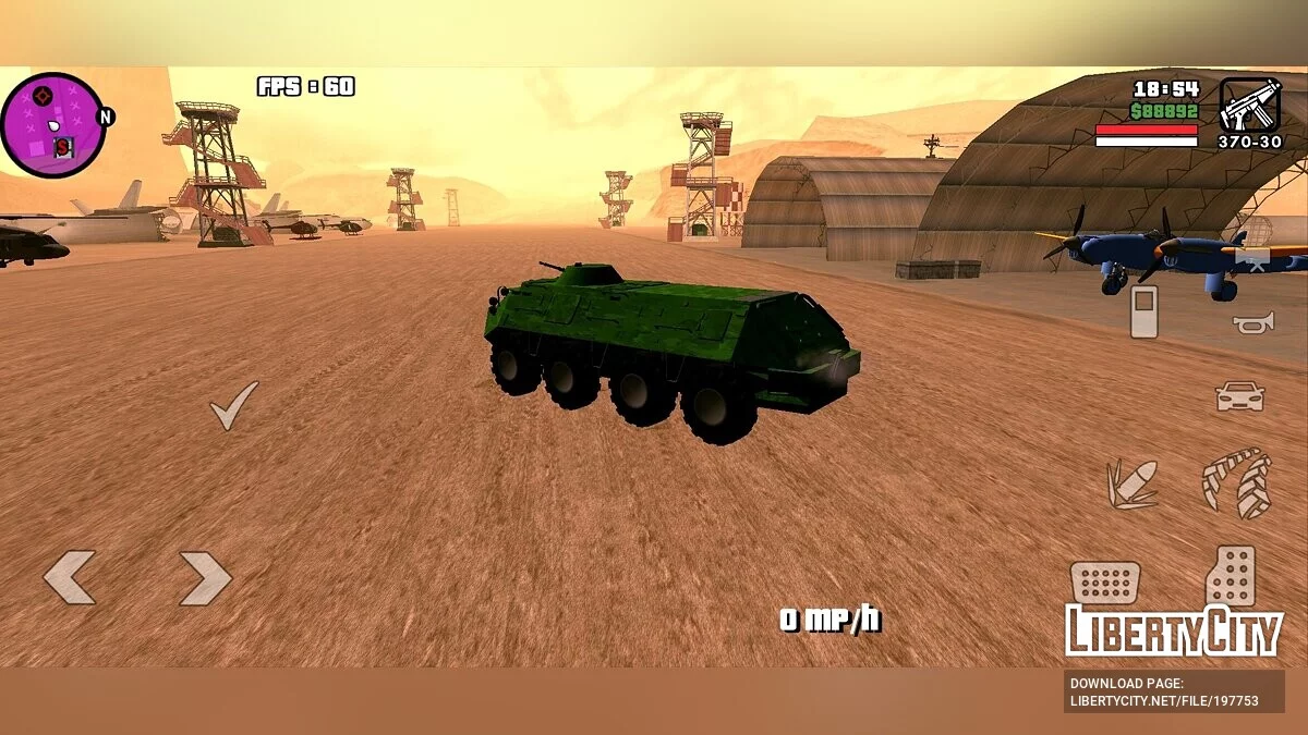 BTR-60 [DFF Only] / GTA San Andreas (iOS, Android)