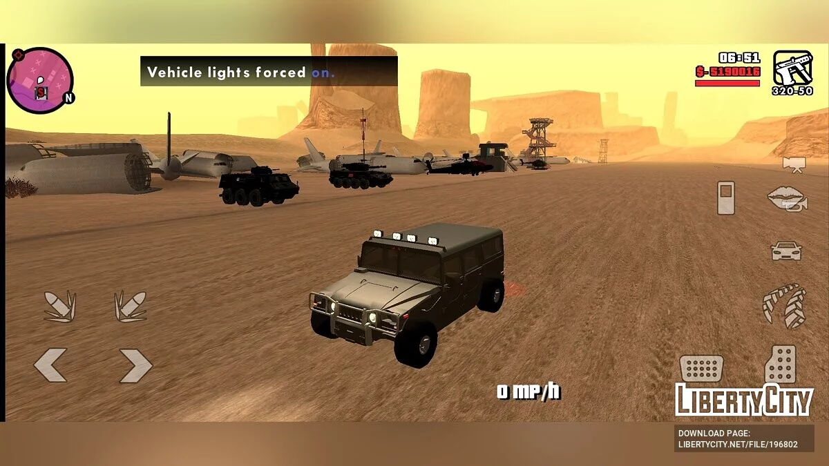 Hummer H1 [Лише DFF] / GTA San Andreas (iOS, Android)