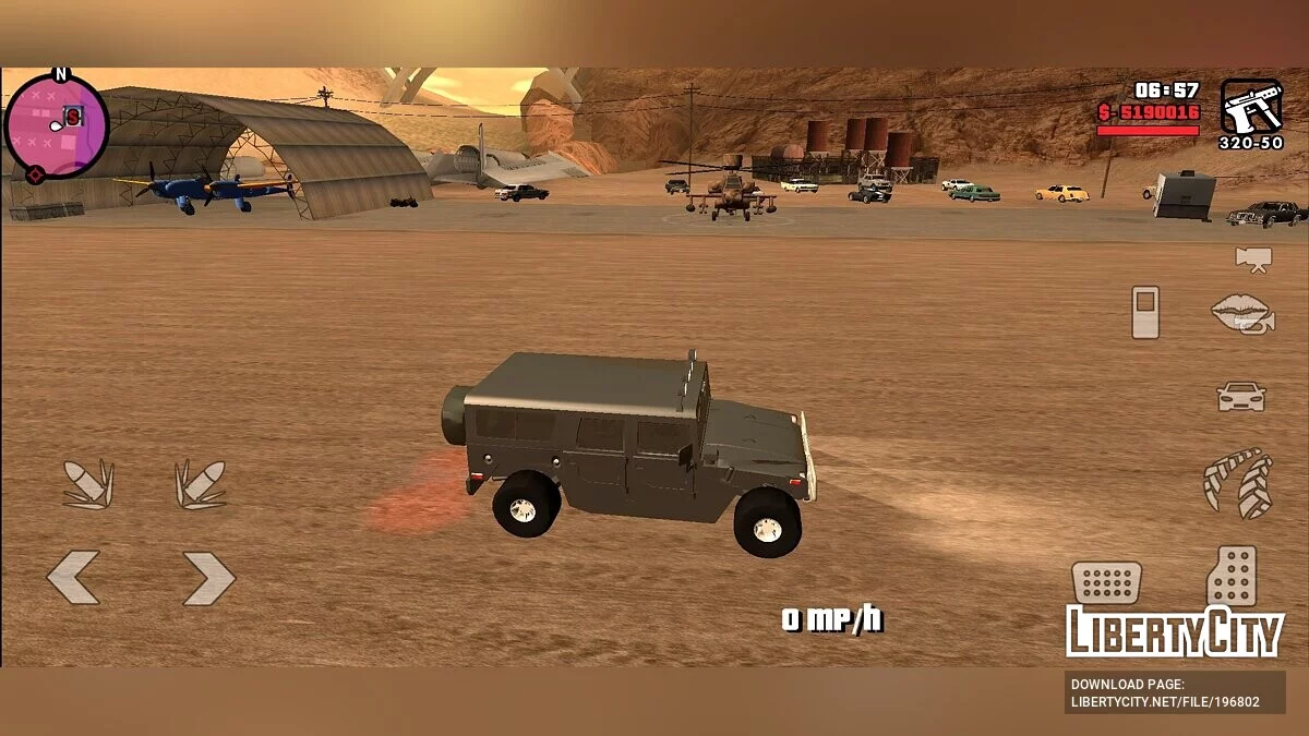 Hummer H1 [Лише DFF] / GTA San Andreas (iOS, Android)