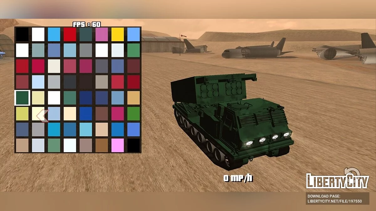 M270 MLRS [DFF Only] / GTA San Andreas (iOS, Android)