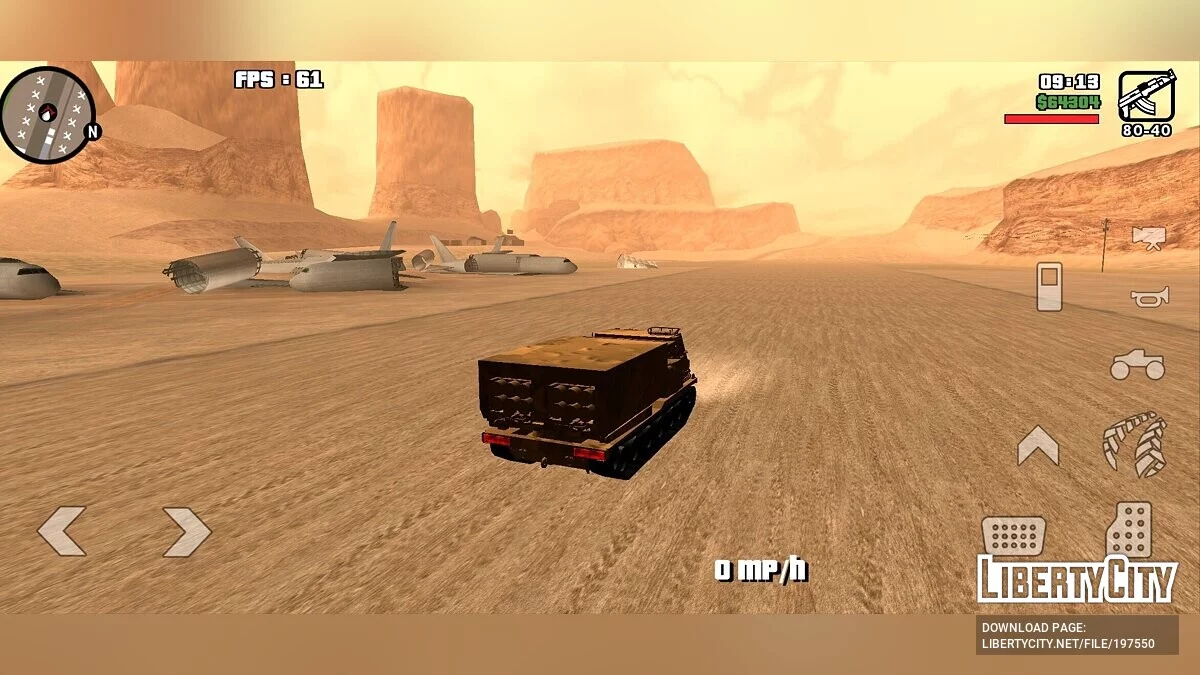 M270 MLRS [DFF Only] / GTA San Andreas (iOS, Android)