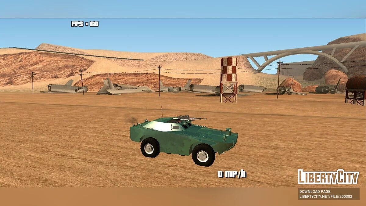 BRDM-1 [Somente DFF] / GTA San Andreas (iOS, Android)