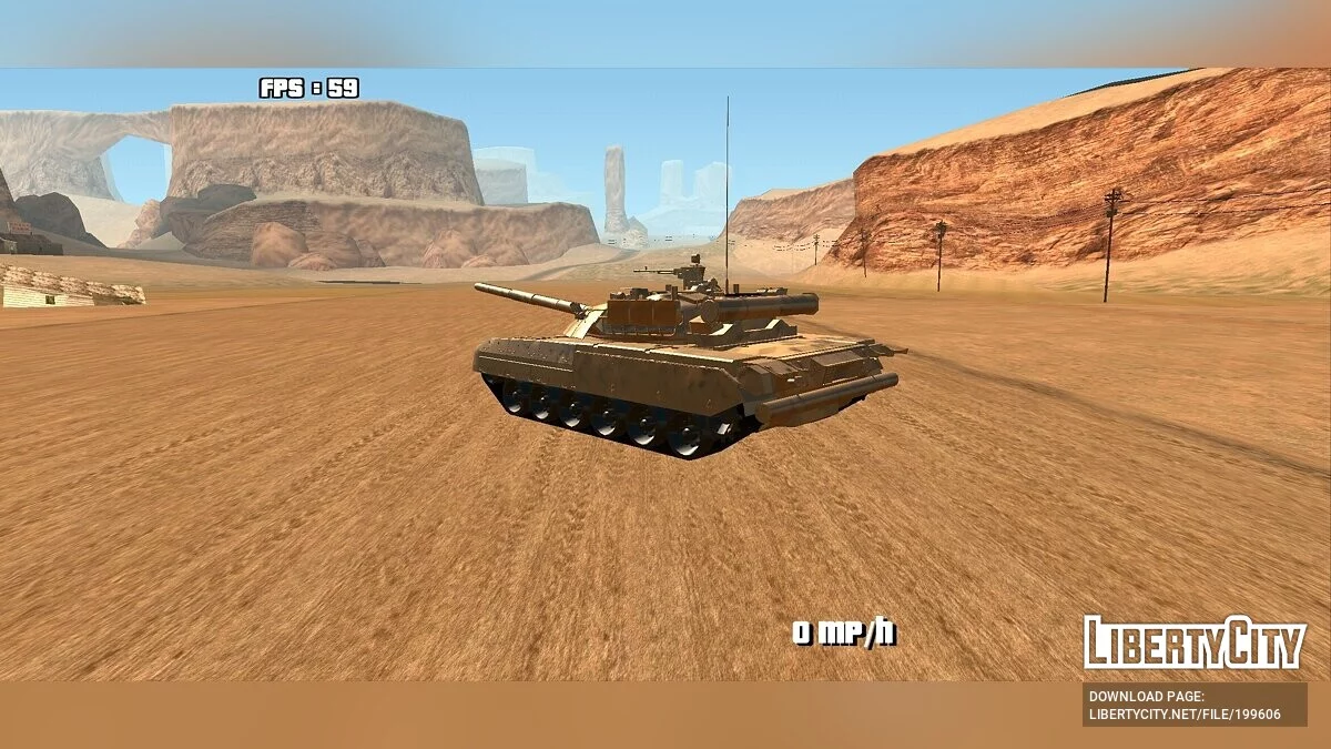 T-80 [DFF uniquement] / GTA San Andreas (iOS, Android)