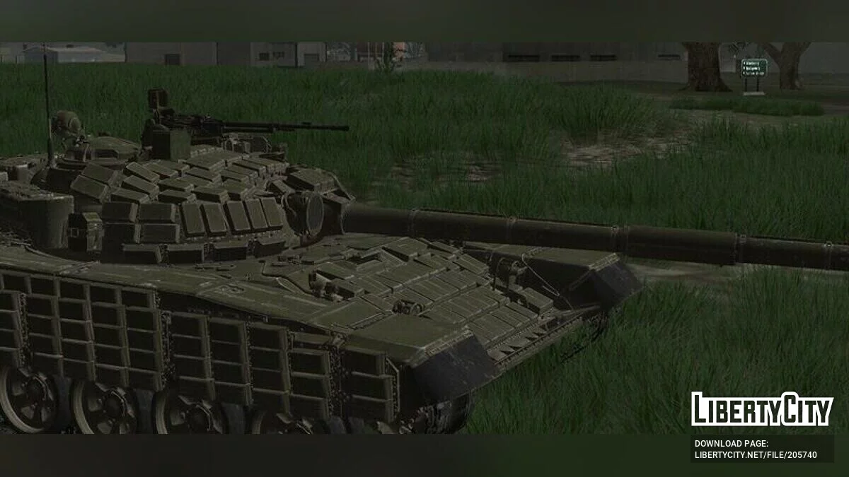 T-72B de War Thunder / GTA San Andreas (iOS, Android)