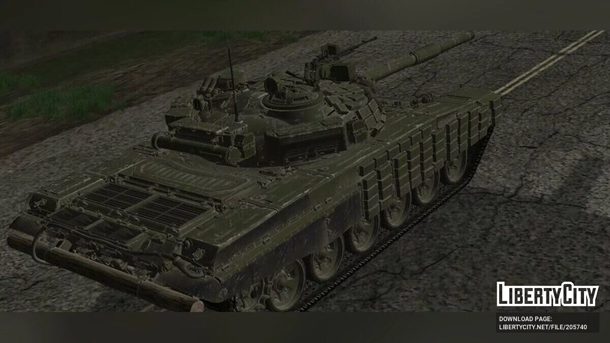 T-72B de War Thunder / GTA San Andreas (iOS, Android)