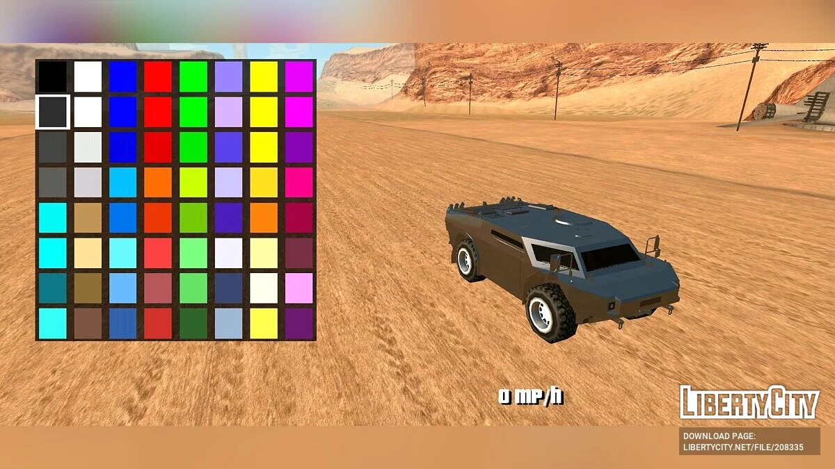 Fennek H1 [DFF Only] / GTA San Andreas (iOS, Android)