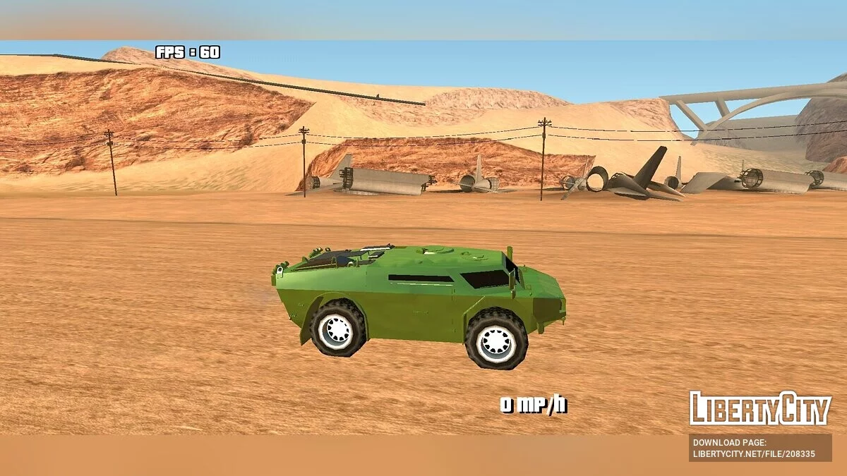 Fennek H1 [DFF Only] / GTA San Andreas (iOS, Android)