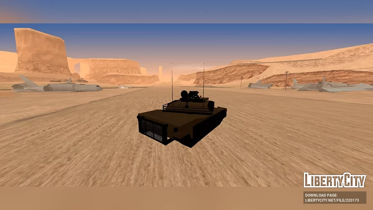 M1A2 sup V2 [DFF Only] / GTA San Andreas (iOS, Android)