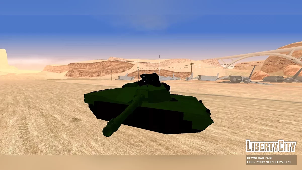 M1A2 sup V2 [DFF Only] / GTA San Andreas (iOS, Android)