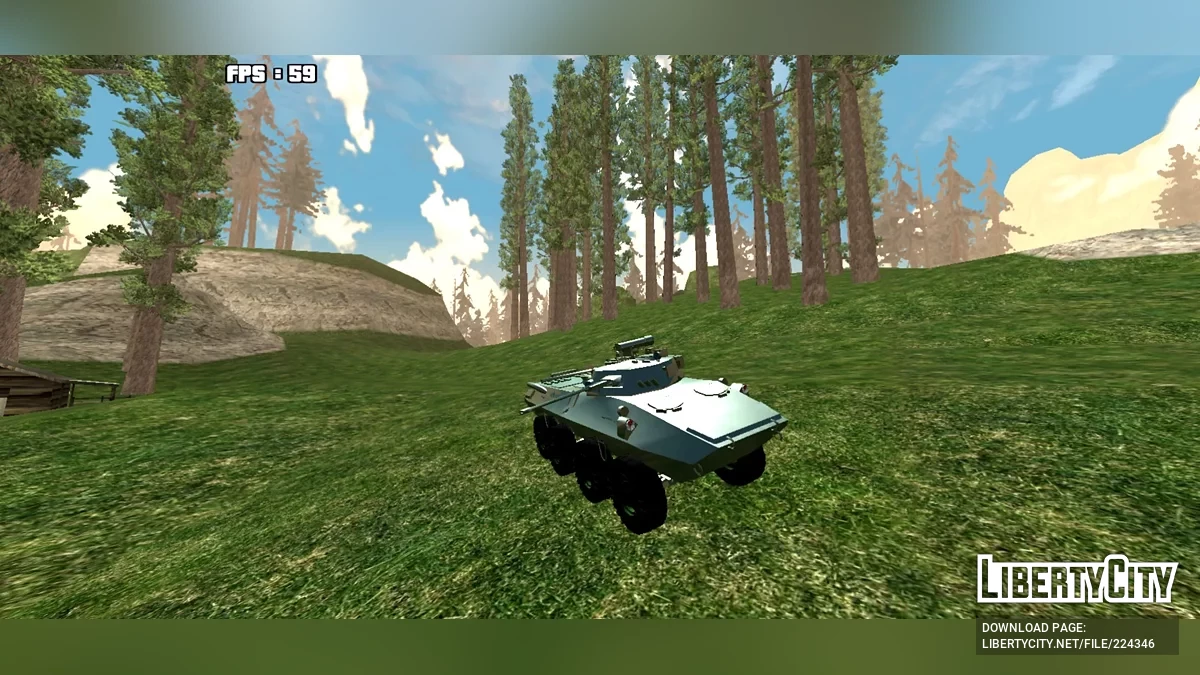 BTR-90 [DFF فقط] / GTA سان أندرياس (iOS، أندرويد)