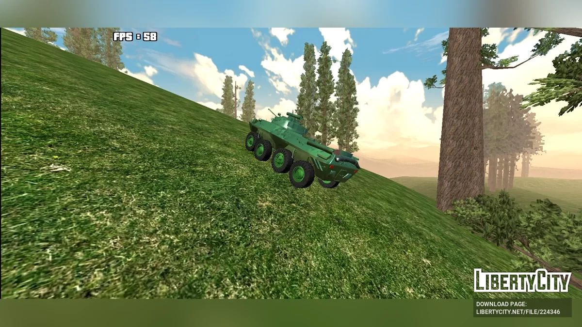 BTR-90 [DFF فقط] / GTA سان أندرياس (iOS، أندرويد)